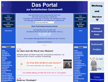Tablet Screenshot of kath-info.de